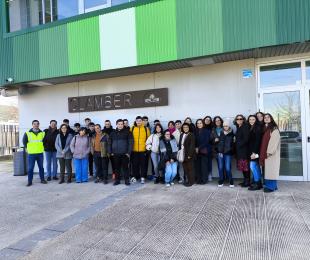 Visita IES Gregorio Prieto de Valdepeñas a Planta CLaMber